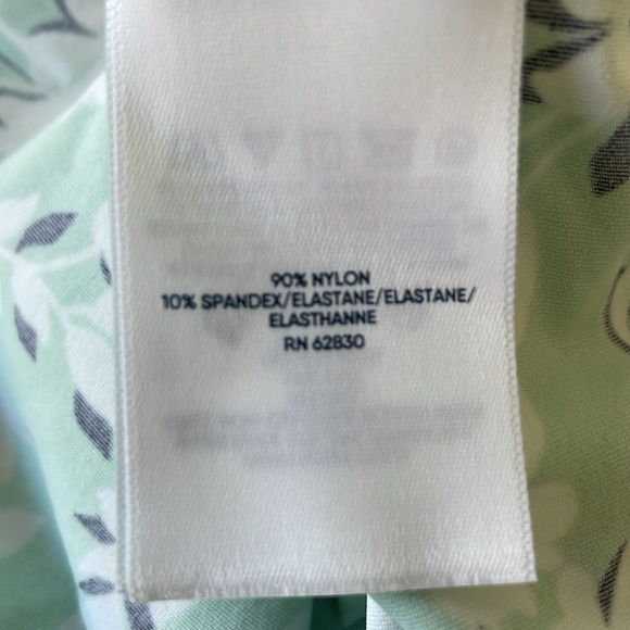 NWOT DRAPER JAMES x LANDS END beach hoodie size S green white lightweight preppy - Picture 6 of 7